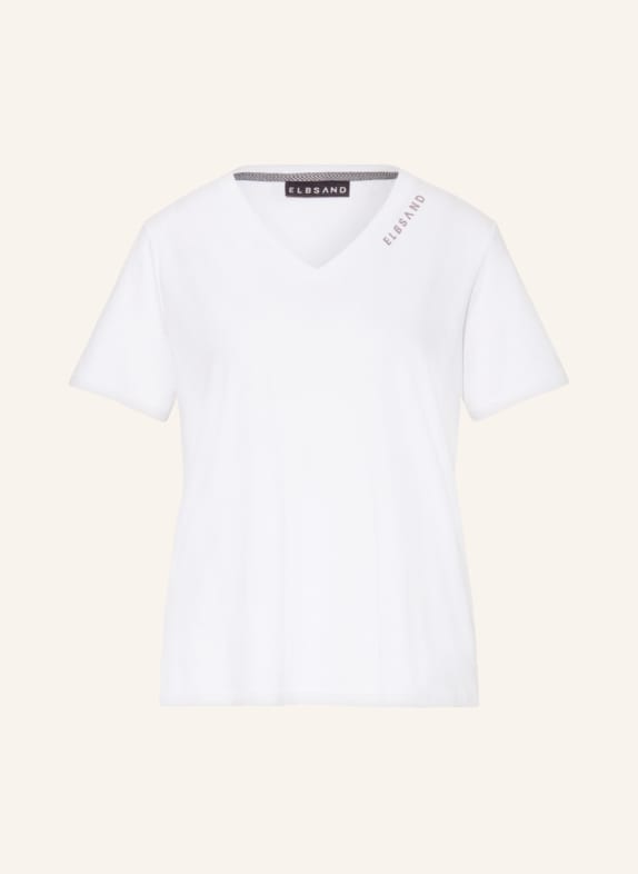 ELBSAND T-shirt TALYN WHITE