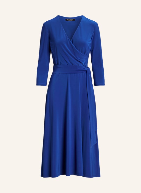 LAUREN RALPH LAUREN Kleid mit 3/4-Arm BLAU