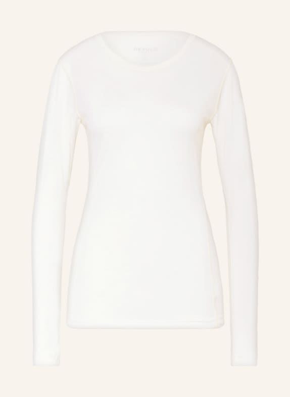 DEVOLD Functional underwear and shirt BREEZE in merino wool WHITE