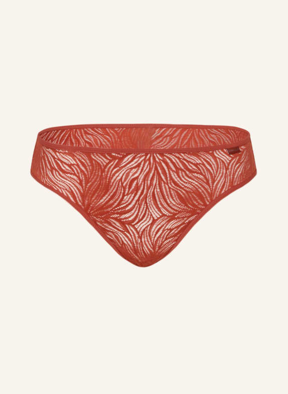 Calvin Klein Briefs SHEER MARQUISETTE RED