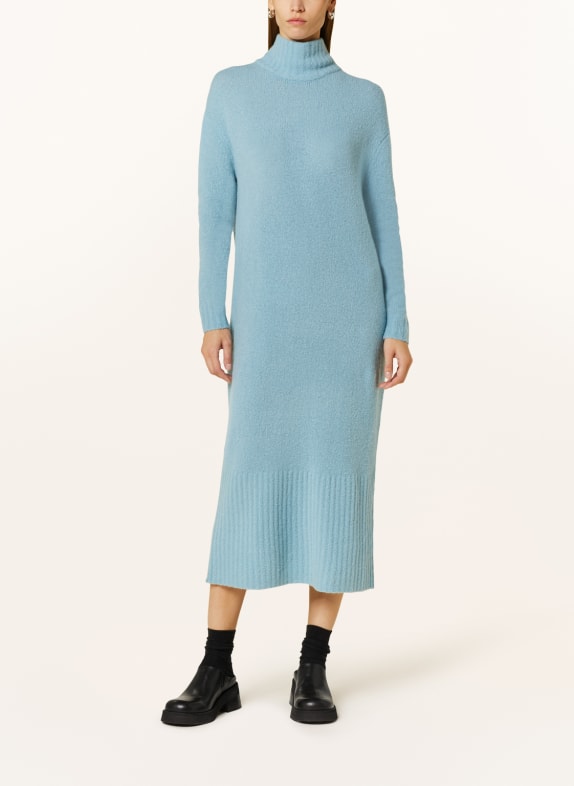 American Vintage Oversized knit dress LIGHT BLUE