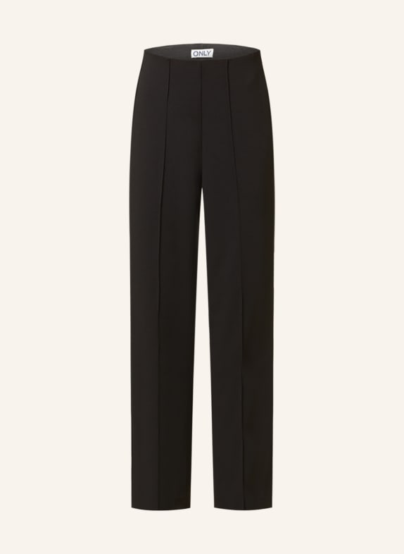 ONLY Wide leg trousers BLACK