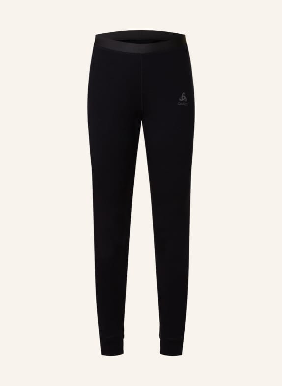 odlo Funktionswäsche-Hose NATURAL MERINO 260 aus Merinowolle SCHWARZ