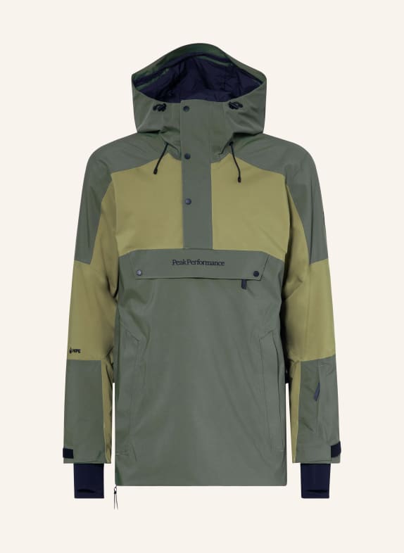 Peak Performance Kurtka narciarska ANORAK OLIWKOWY/ KHAKI
