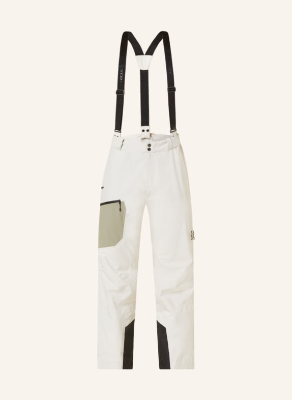 SCOTT Ski pants SCOTT EXPLORAIR CREAM/ LIGHT GREEN/ BLACK