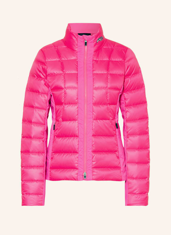 KJUS Down ski jacket FRX DELPHINA NEON PINK