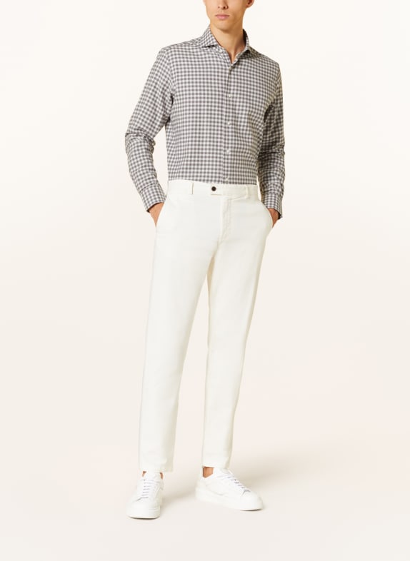 PAUL Hemd Slim Fit TAUPE / CREME