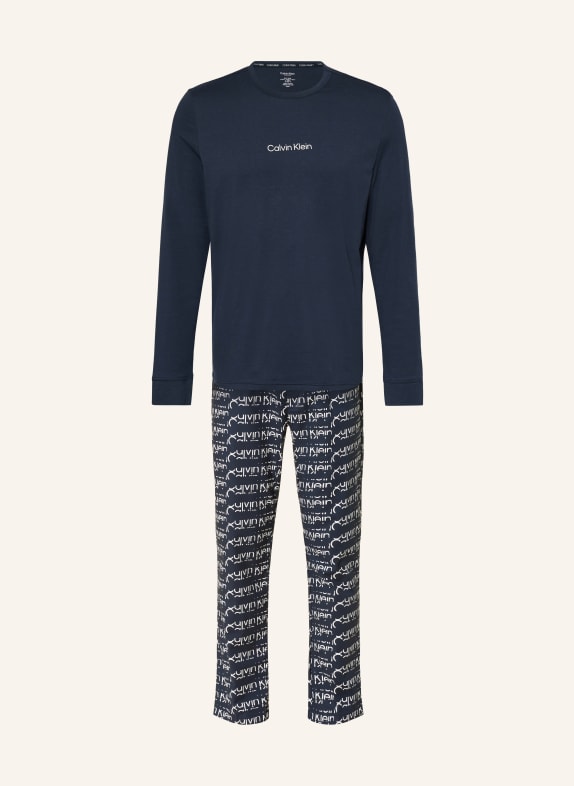 Calvin Klein Pajamas MODERN STRUCTURE DARK BLUE/ WHITE