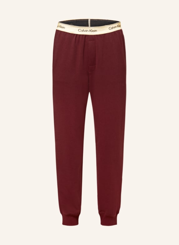 Calvin Klein Lounge pants MODERN COTTON DARK RED