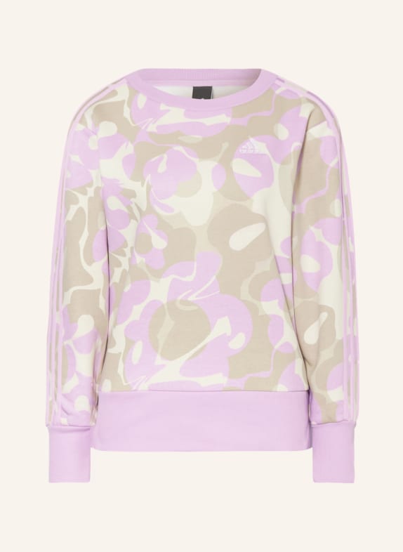 adidas Sweatshirt AOP HELLLILA/ BEIGE/ ECRU