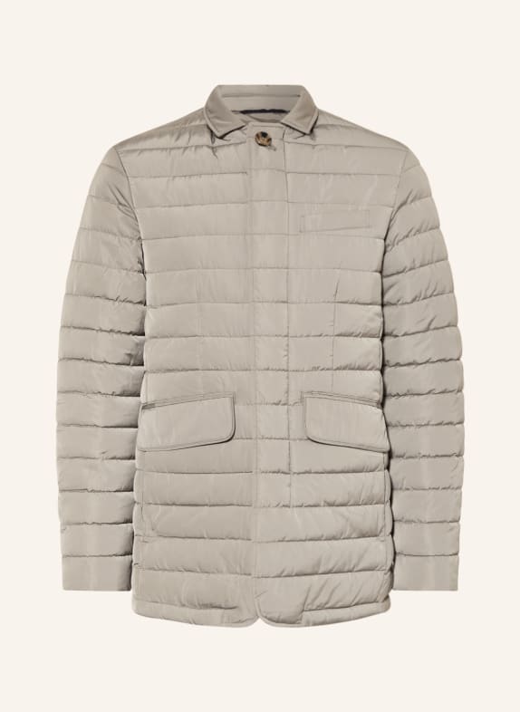 STROKESMAN'S Quilted jacket TAUPE