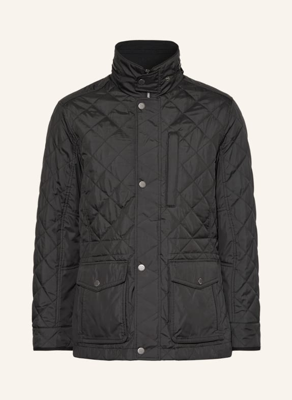 STROKESMAN'S Quilted jacket BLACK