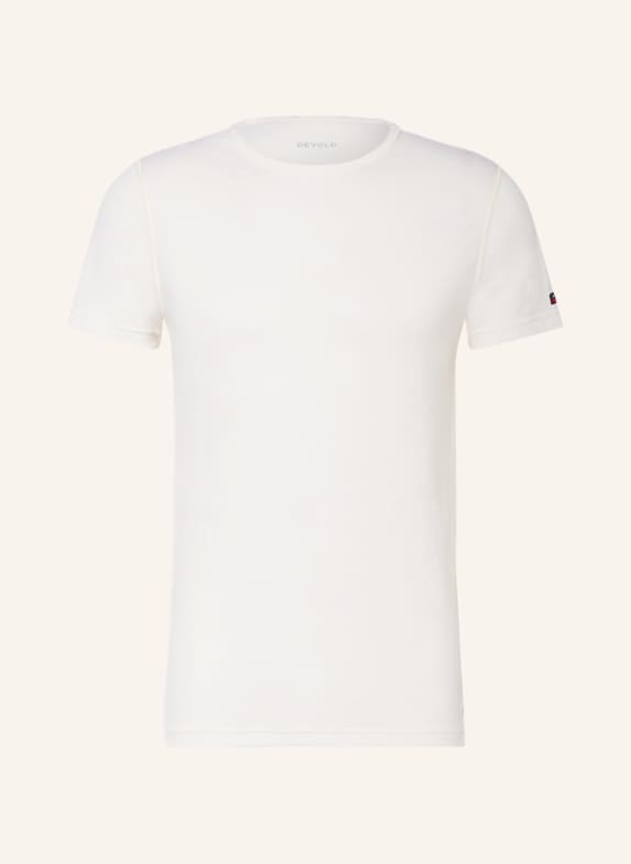 DEVOLD Functional underwear shirt BREEZE made of merino wool WHITE