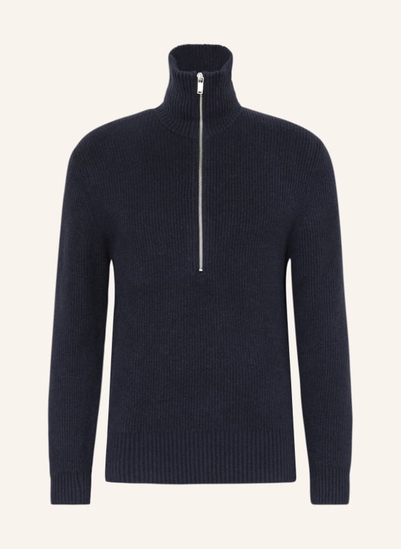 DRYKORN Half-zip sweater MANUELO BLUE