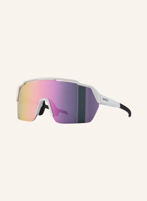 SMITH Cycling glasses SHIFT SPLIT MAG™ ChromaPop Violet Mirror WHITE