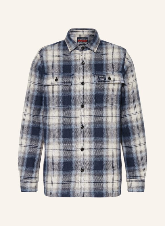 Superdry Overjacket DUNKELBLAU/ HELLBLAU/ HELLGRAU
