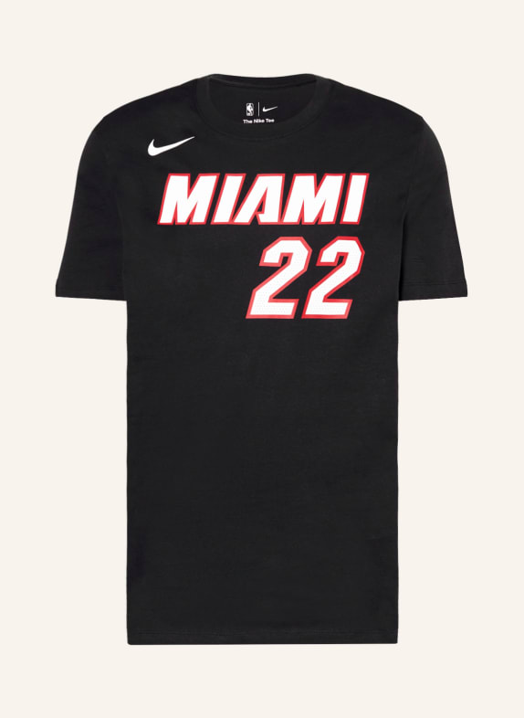 Nike Koszulka baseballowa MIAMI HEAT CZARNY