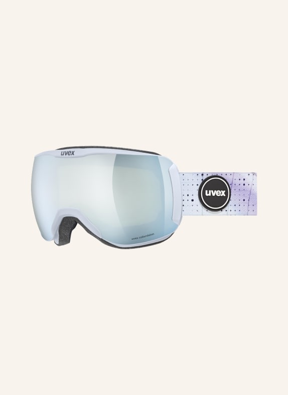 uvex Ski goggles DOWNHILL 2100 414 - LIGHT BLUE/ YELLOW MIRRORED