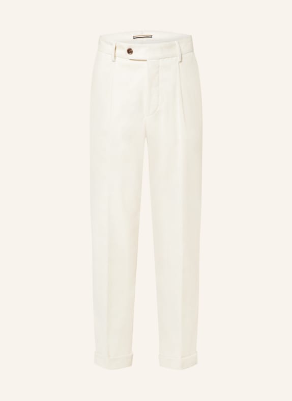 BOSS Corduroy trousers H-PERIN relaxed fit ECRU