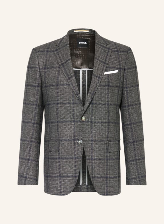 BOSS Tailored jacket H-HUTSON slim fit DARK GRAY