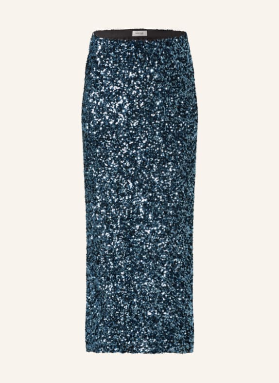 ottod'ame Skirt with sequins BLUE