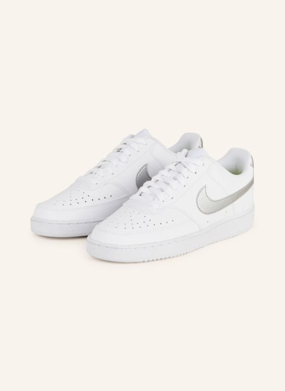 Nike Sneaker COURT VISION WEISS/ SILBER