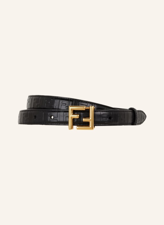 FENDI Leather belt BLACK