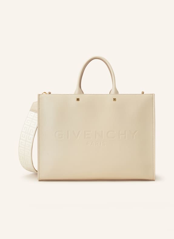 GIVENCHY Torba shopper G-TOTE BEŻOWY