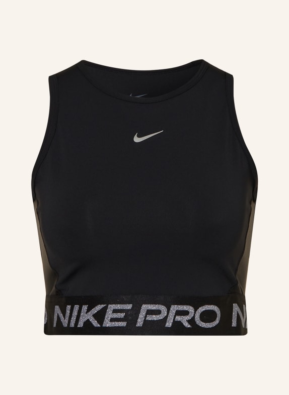 Nike Cropped-Top DRI-FIT PRO SCHWARZ