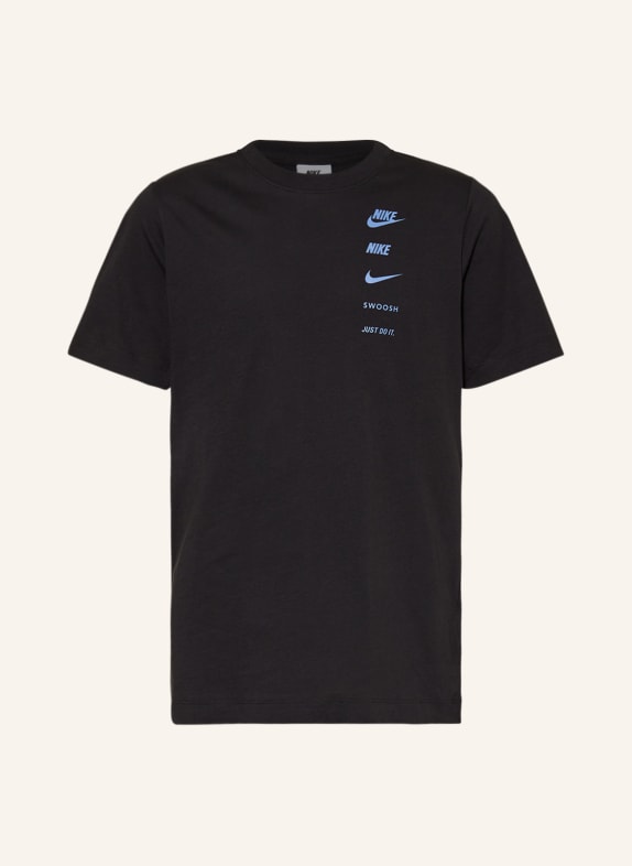 Nike T-Shirt SPORTSWEAR SCHWARZ/ LILA