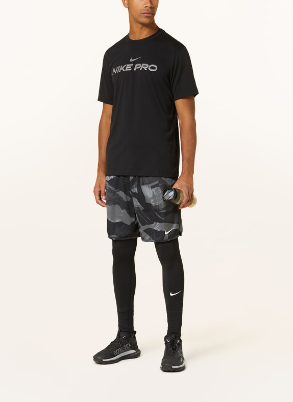 Nike Tights PRO WARM ZWART