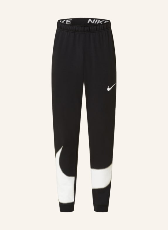 Nike Spodnie dresowe DRI-FIT CZARNY/ BIAŁY