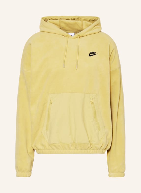 Nike Fleece hoodie CLUB LIGHT YELLOW