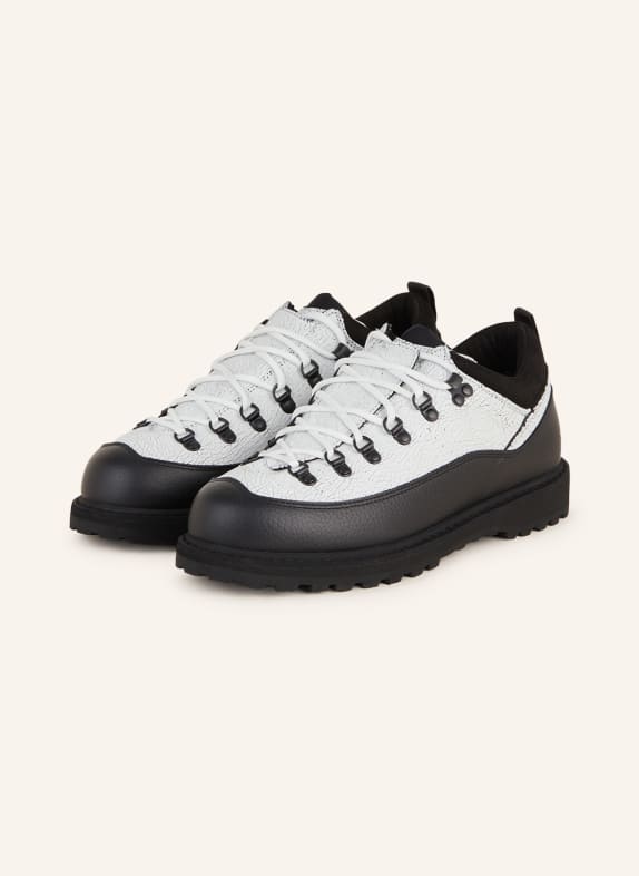 DIEMME Lace-Up shoes ROCCIA BASSO WHITE/ BLACK