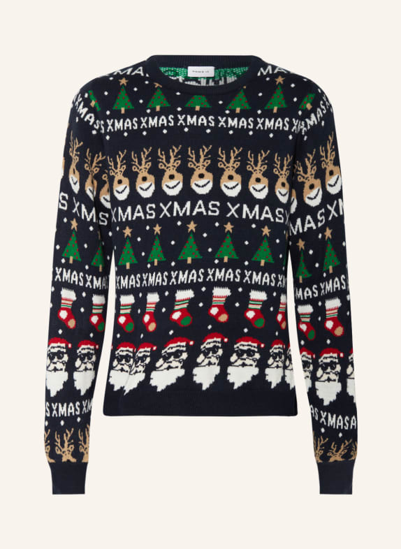 name it Pullover DUNKELBLAU/ WEISS/ DUNKELROT