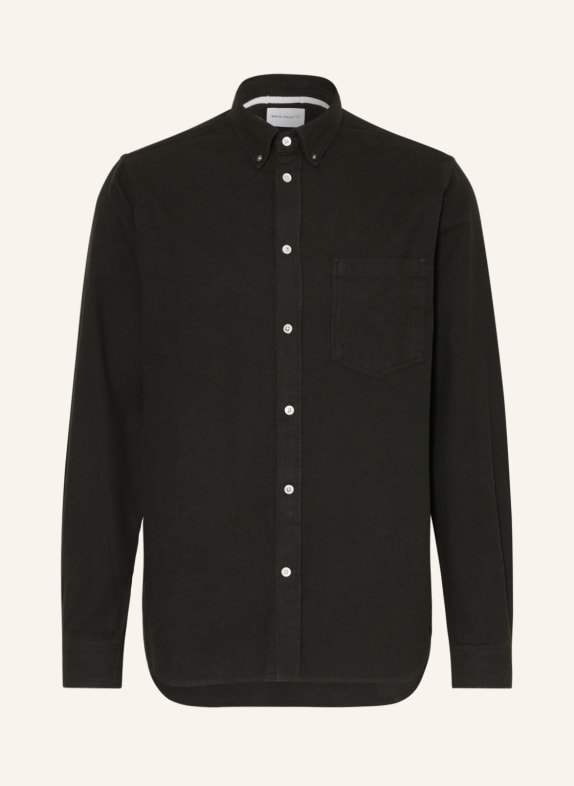 NORSE PROJECTS Flannel shirt ANTON regular fit DARK GREEN
