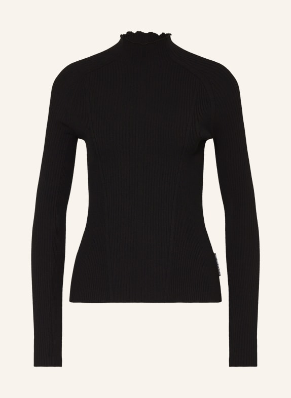 HUGO Longsleeve SOTELLER SCHWARZ