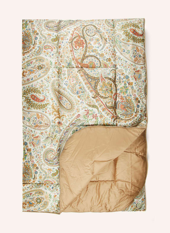 ETRO Home Tagesdecke WEISS/ HELLBRAUN/ GRÜN