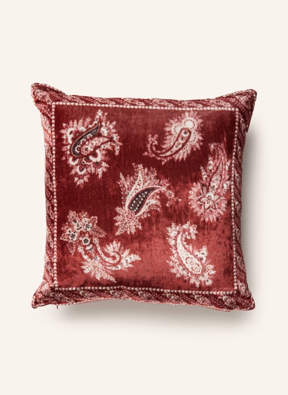ETRO Home Decorative cushion DARK RED/ WHITE