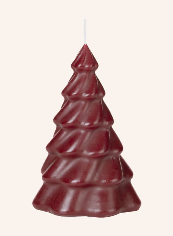 BROSTE COPENHAGEN Candle PINUS M DARK RED