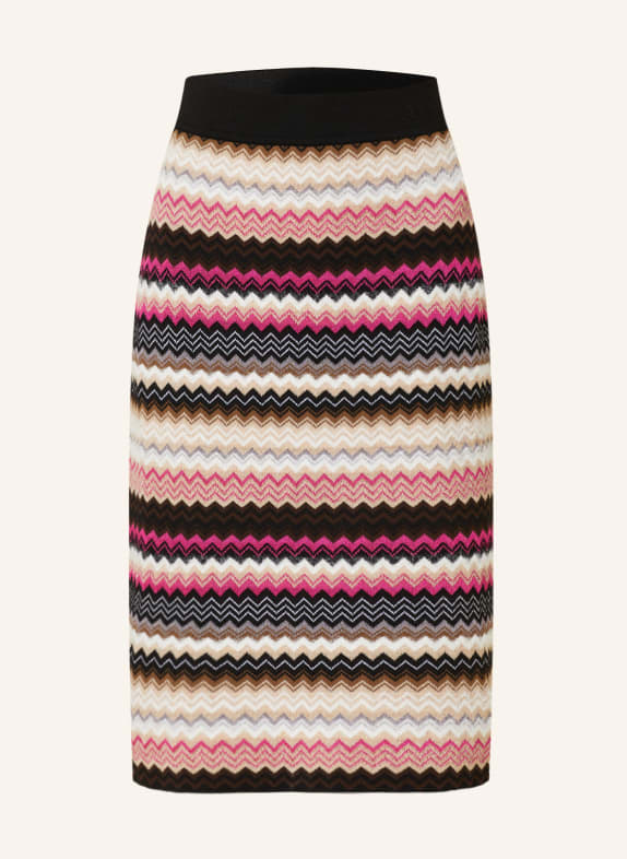 MISSONI Strickrock PINK/ SCHWARZ/ WEISS