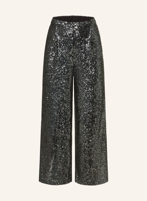 Joseph Ribkoff Marlenehose mit Pailletten SCHWARZ/ SILBER