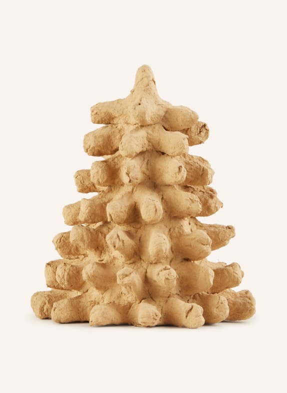 BROSTE COPENHAGEN Dekorační figurka PULP SVĚTLE HNĚDÁ