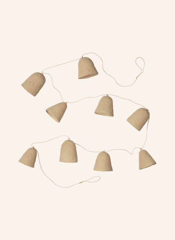BROSTE COPENHAGEN Garland PULP LIGHT BROWN