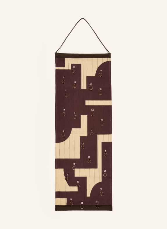 BROSTE COPENHAGEN Adventskalender KARLA DUNKELROT/ HELLORANGE