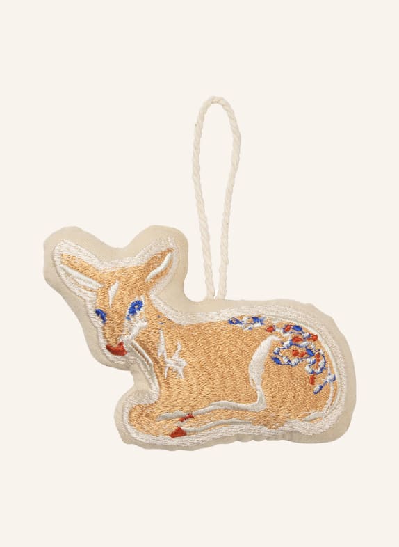 BROSTE COPENHAGEN Dekoanhänger BABY DEER ECRU/ HELLBRAUN