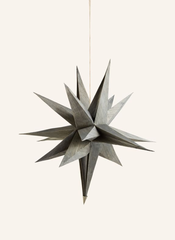 BROSTE COPENHAGEN Dekorační přívěsek VENUS ČERNOŠEDÁ