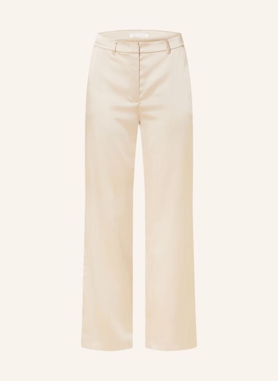 BETTY&CO Marlenehose aus Satin HELLBRAUN