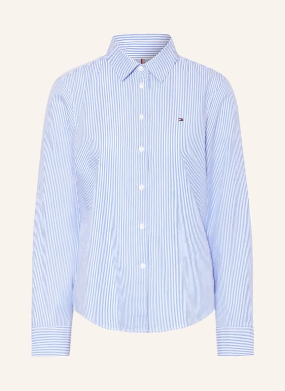 TOMMY HILFIGER Shirt blouse BLUE/ WHITE