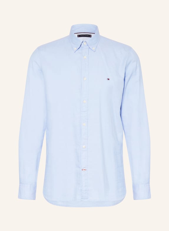 TOMMY HILFIGER Shirt FLEX slim fit LIGHT BLUE